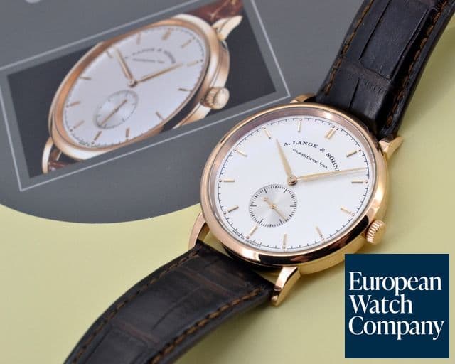 Image of A. Lange and Sohne Saxonia Manual Wind 18K Rose Gold 37MM