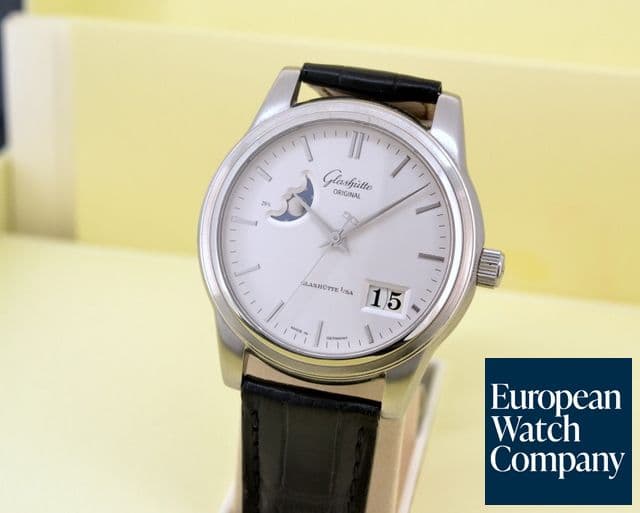 Image of Glashutte Original Senator Panorama Date Moon Phase SS