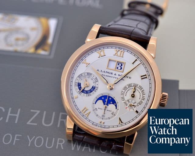 Image of A. Lange and Sohne Langematik Perpetual Calendar 18K Rose Gold