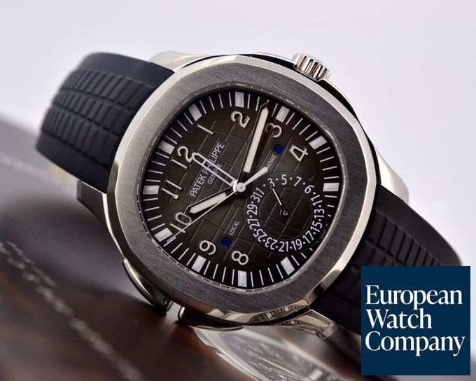 Image of Patek Philippe Aquanaut Travel Time SS / Rubber 