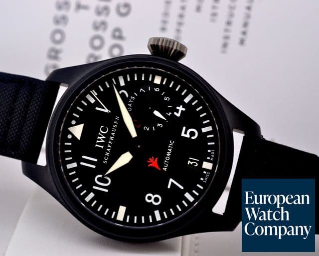 Image of IWC Big Pilot TOP GUN 7 Day Ceramic 

