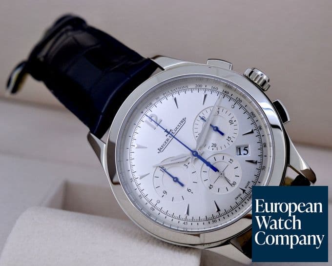 Image of Jaeger LeCoultre Master Chronograph SS Silver Dial UNWORN