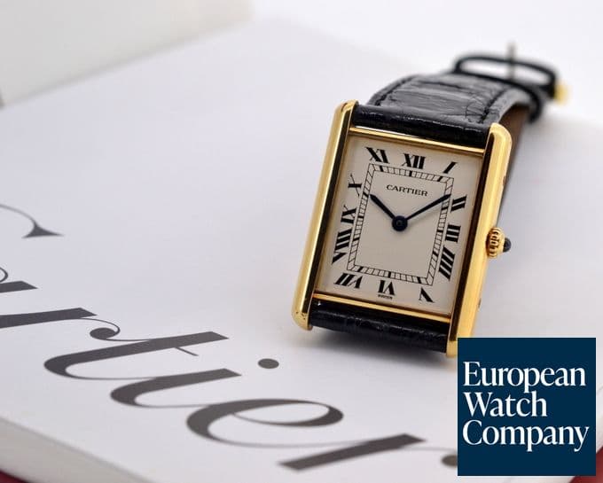 Image of Cartier Tank Louis Quartz 18K Yellow Gold