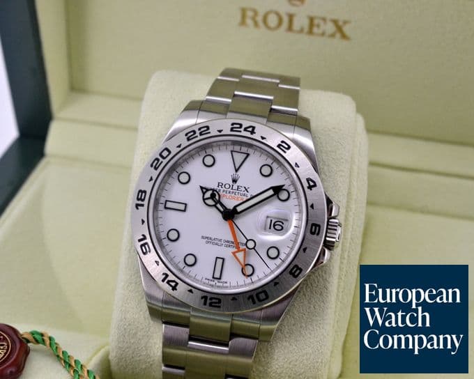Image of Rolex Explorer II White Dial 