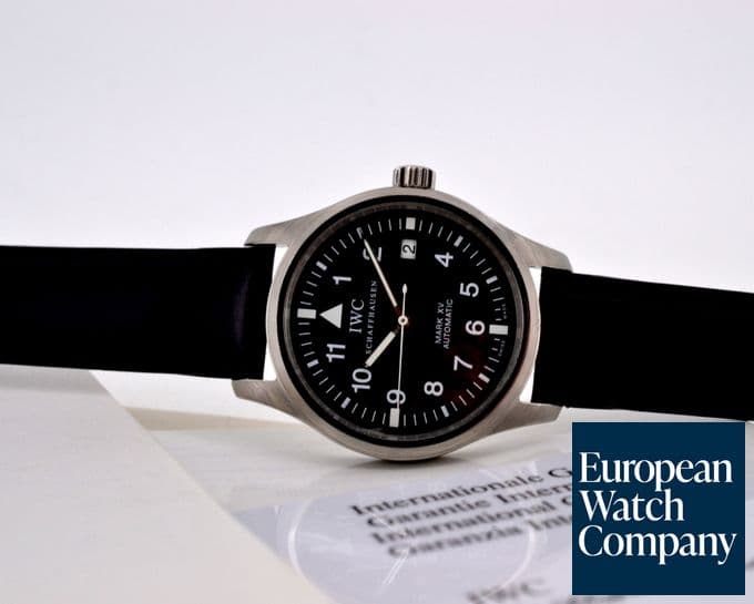 Image of IWC Mark XV SS / Strap Black Dial 