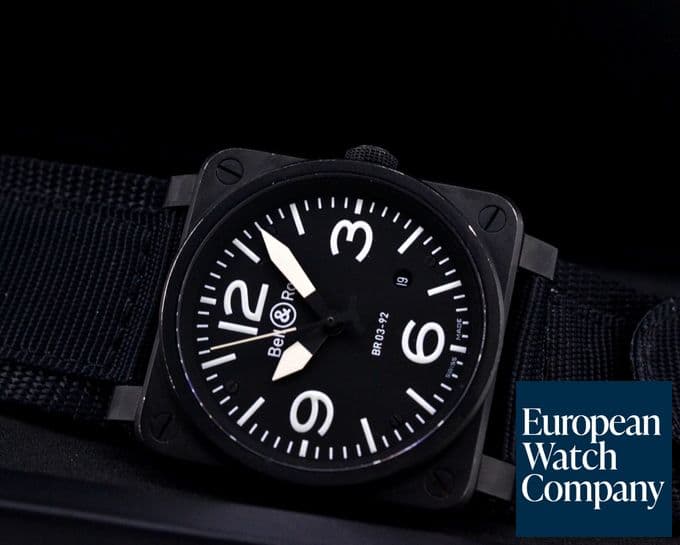 Image of Bell & Ross Aviation Black Dial / Black PVD