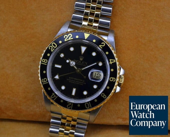 Image of Rolex GMT Master II 18K / SS Black Dial
