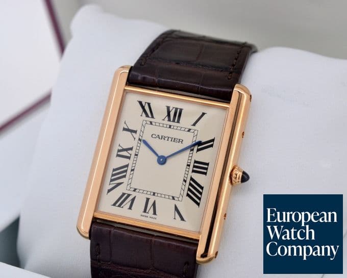 Image of Cartier Tank Louis Cartier XL Manual Wind 18K Rose Gold