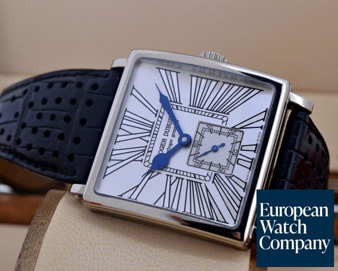 Image of Roger Dubuis Golden Square Automatic Silver Roman Dial 18K White Gold