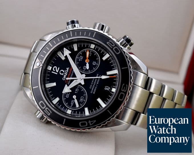 Image of Omega Planet Ocean Co-Axial Chronograph Black Dial SS / SS