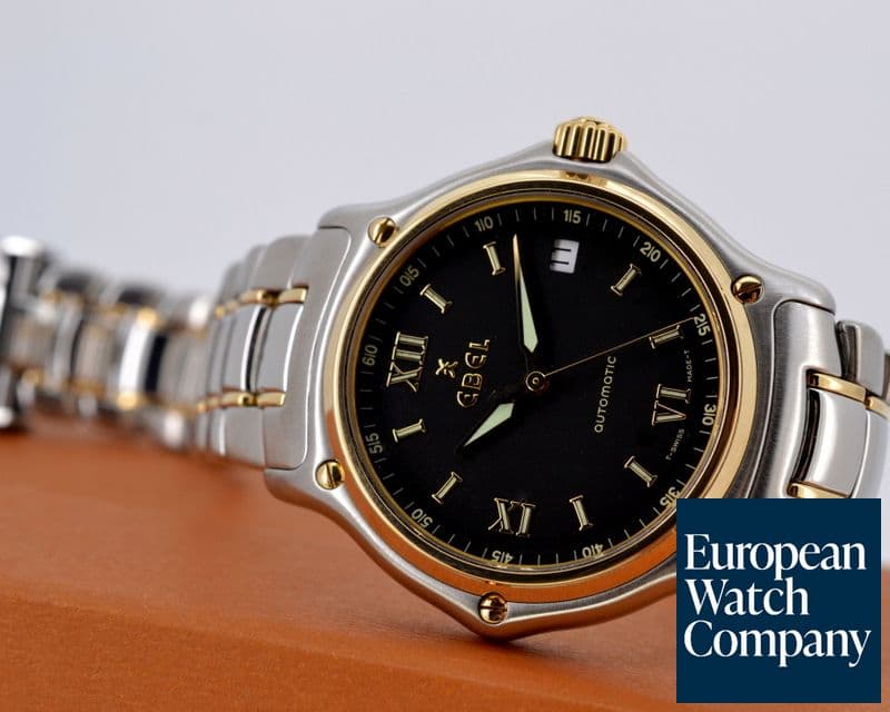 Image of Ebel 1911 Automatic Black Dial 18K Yellow Gold / SS 

