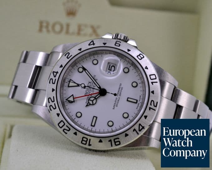 Image of Rolex Explorer II White Dial 