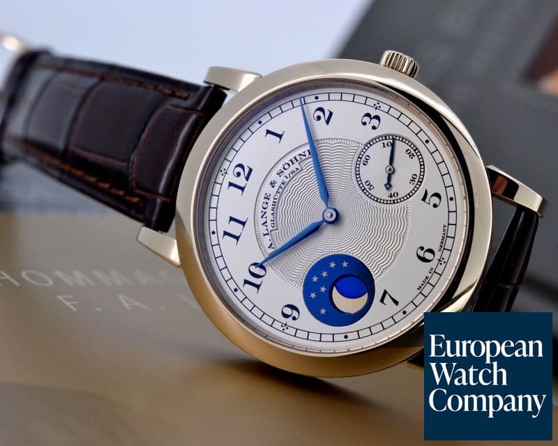 Image of A. Lange and Sohne 1815 Moonphase Honey Gold Hommage to FA Lange