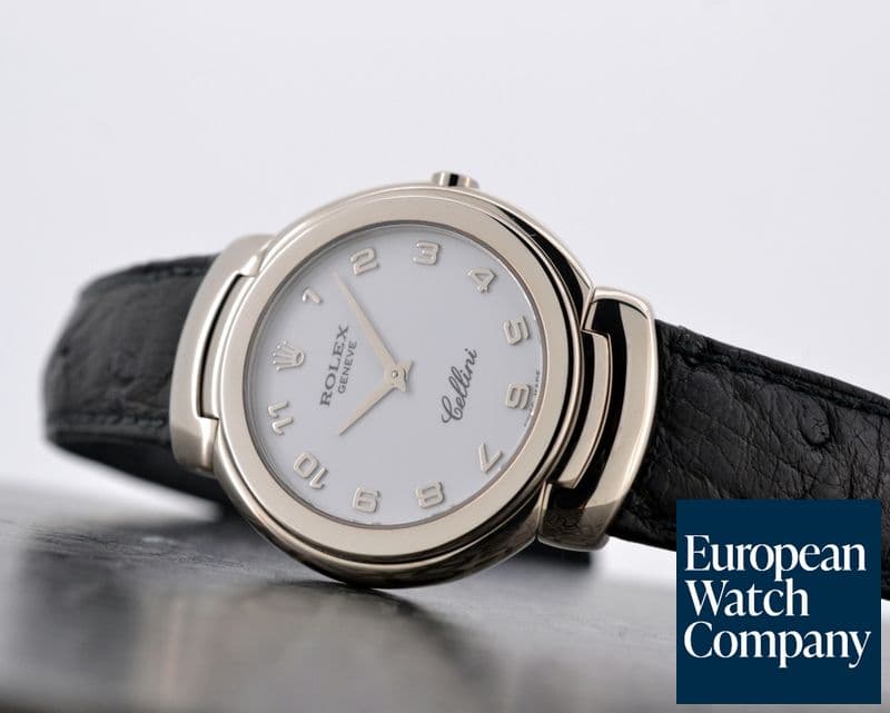 Image of Rolex Cellini Quartz 18K White Gold Enamel Dial UNWORN