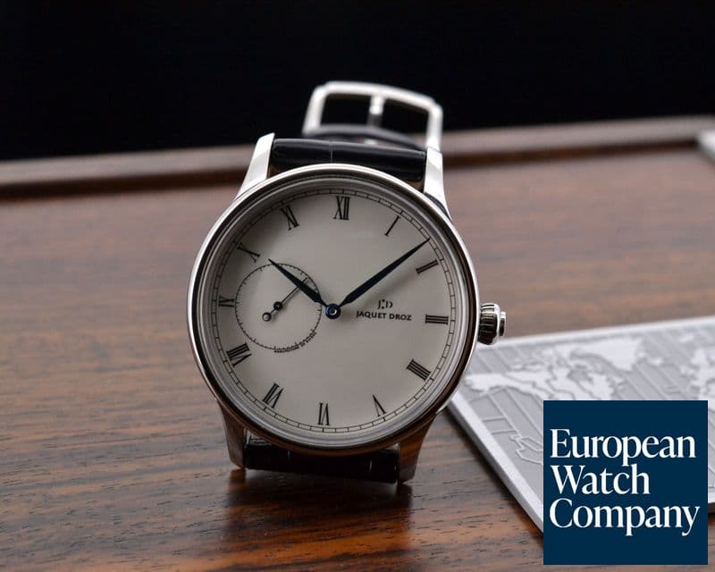 Image of Jaquet Droz Grande Heure Minute SS Enamel Dial 