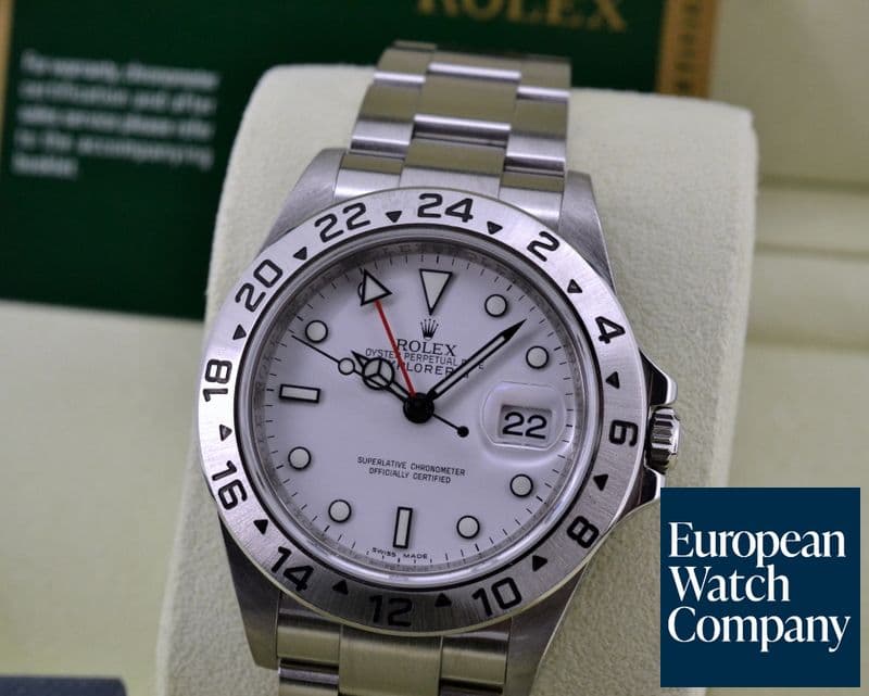 Image of Rolex Explorer II White Dial 