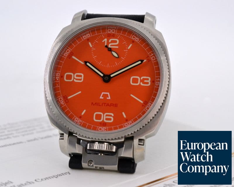 Image of Anonimo Militare 2004 SS Opera Meccana / Orange Dial