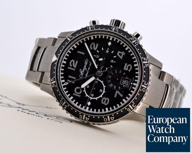 Image of Breguet Transatlantique Type XXI Flyback Titanium UNWORN




