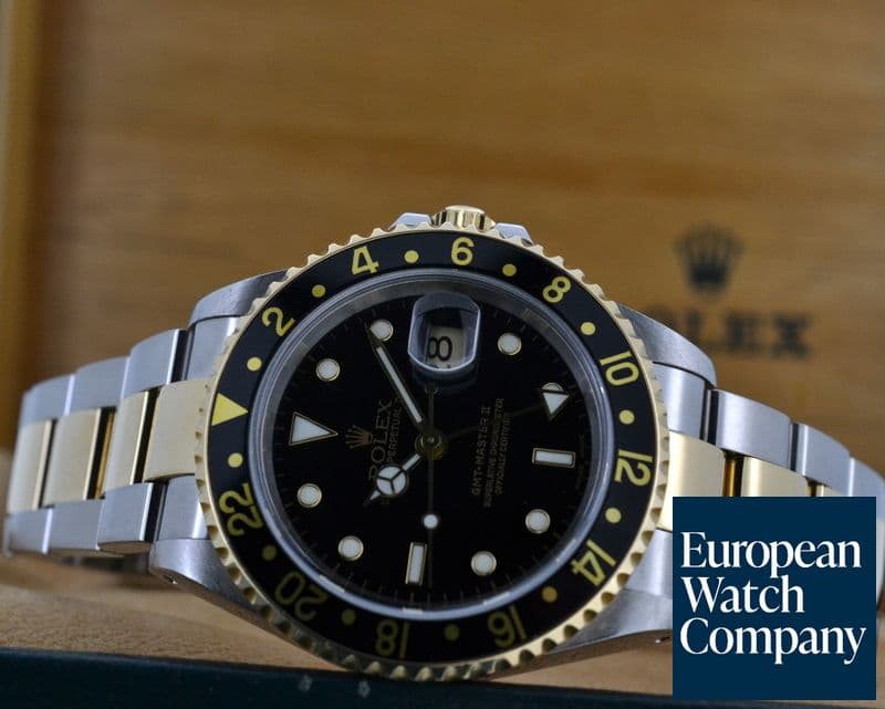 Image of Rolex GMT Master II 18K / SS Black Dial
