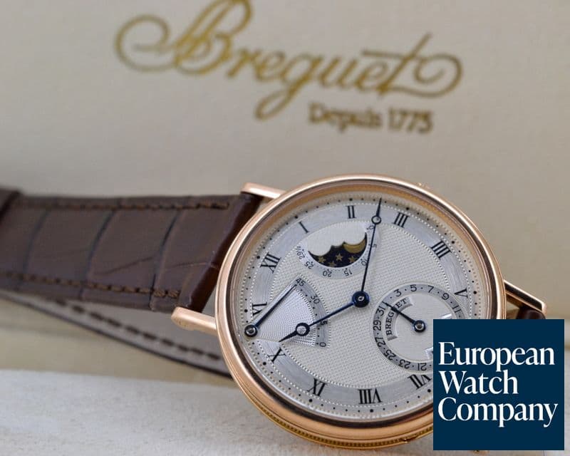 Image of Breguet Classique Power Reserve Moon 18K Rose Gold 