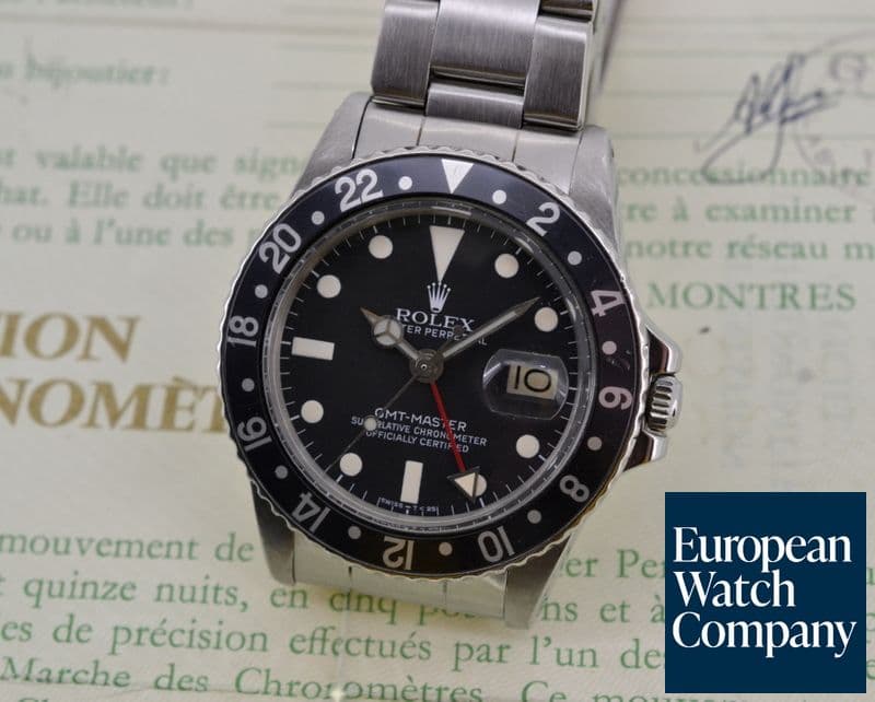 Image of Rolex GMT Master SS Charcoal Dial / Bezel