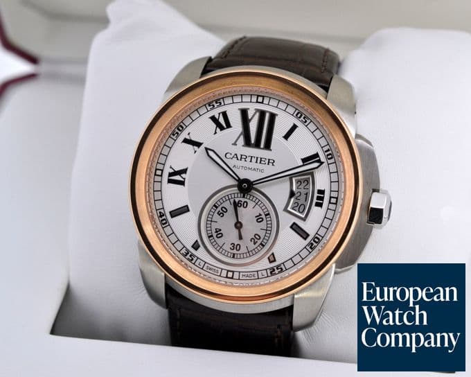 Image of Cartier Calibre de Cartier SS / 18K Rose Gold 