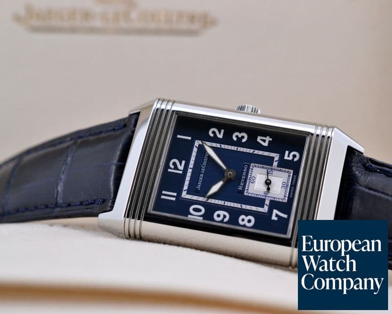 Image of Jaeger LeCoultre Reverso Grande Taille Latitude SS Blue Dial
