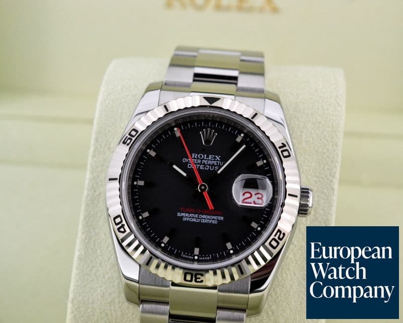 Image of Rolex Datejust Turn-O-Graph Black Dial UNWORN