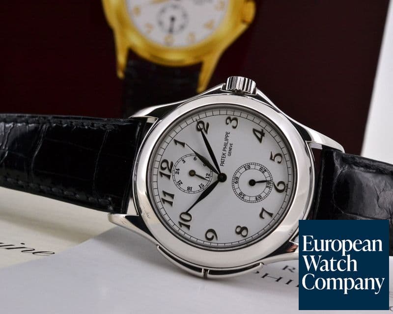 Image of Patek Philippe Travel Time 18K White Gold Arabic Numerals 
