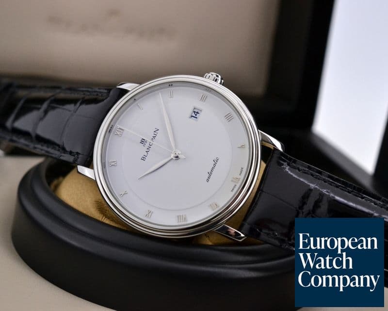 Image of Blancpain Ultra Slim White Dial Automaitc SS
