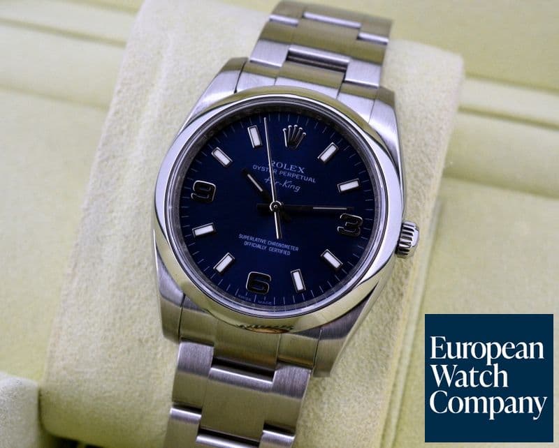 Image of Rolex Air King Blue Dial SS