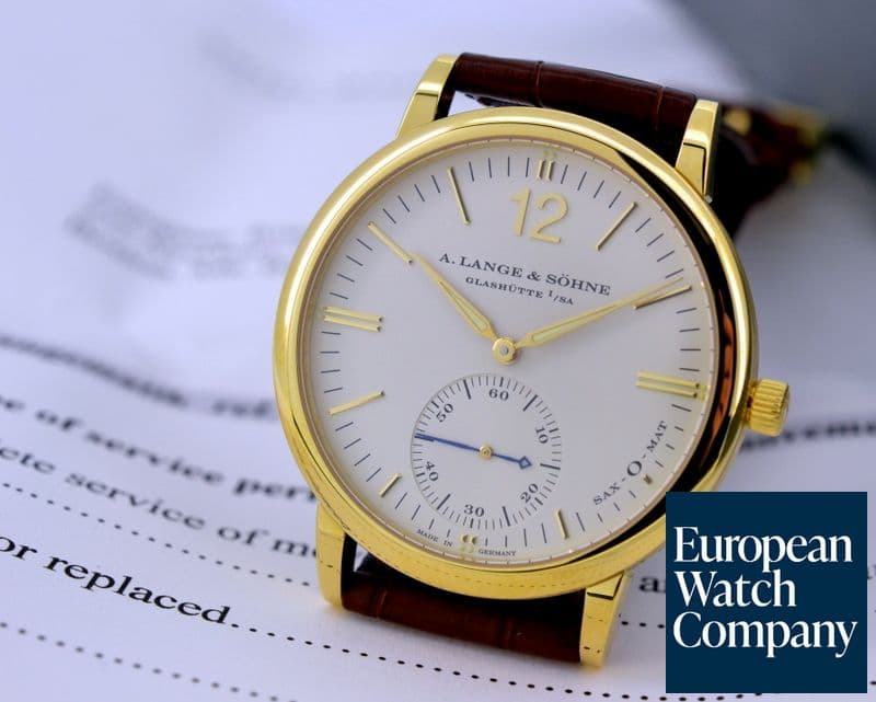 Image of A. Lange and Sohne Langematik SAX-O-MAT Automatic 18K Yellow Gold