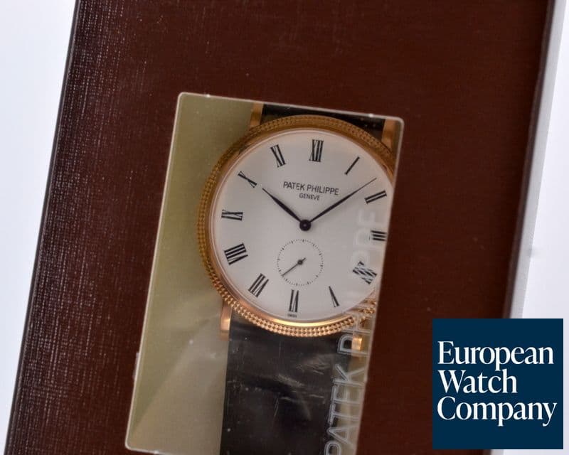 Image of Patek Philippe Calatrava 18K Rose Gold DOUBLE SEALED 