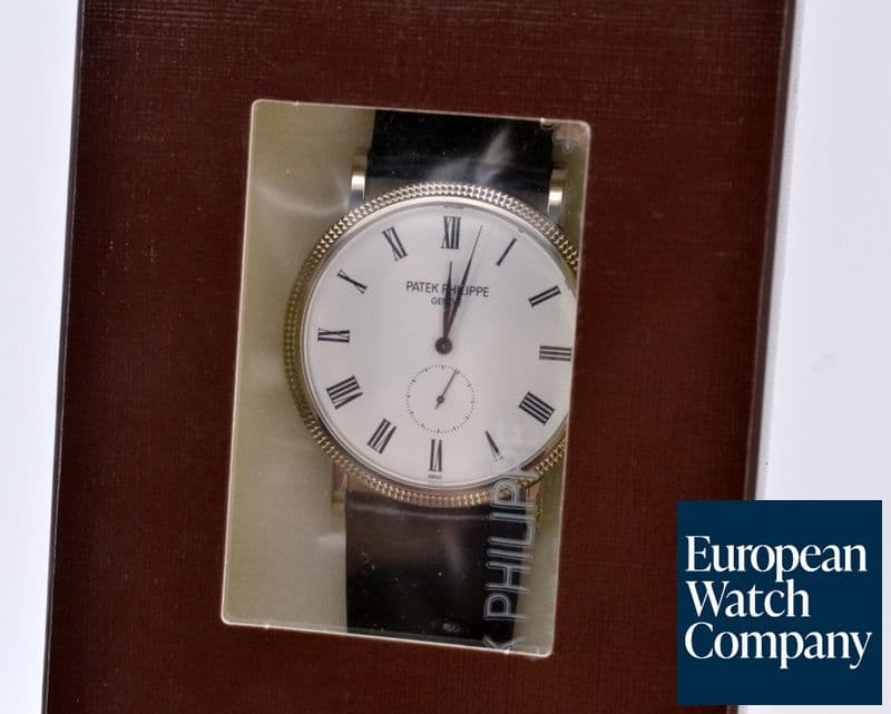 Image of Patek Philippe Calatrava 18K White Gold DOUBLE SEALED