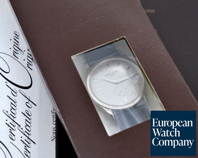 Image of Patek Philippe Calatrava 18K White Gold Manual Wind DOUBLE SEALED