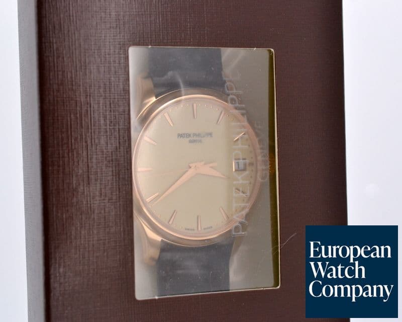 Image of Patek Philippe Calatrava Automatic Ivory Dial 18K Rose Gold DOUBLE SEALED