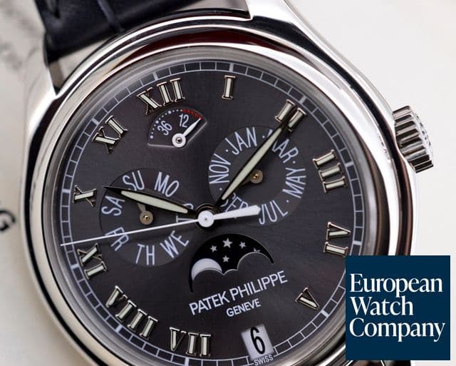Image of Patek Philippe Annual Calendar Power Reserve Grey Dial Platinum SEALED