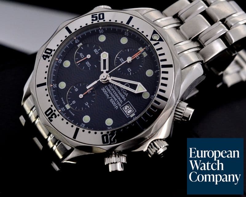 Image of Omega Seamaster Professional Chronograph Blue Dial SS / SS