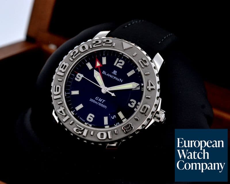 Image of Blancpain Fifty Fathoms GMT SS / Rubber 