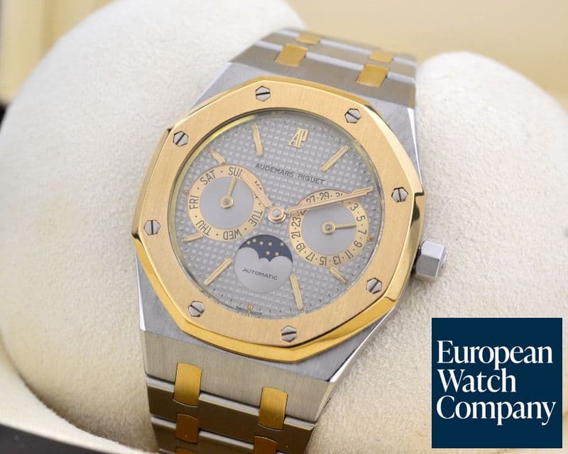 Image of Audemars Piguet Royal Oak Day Date Moon Grey Dial SS / 18K Yellow Gold