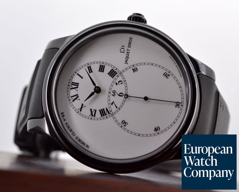 Image of Jaquet Droz Grande Seconde Ceramique White Dial