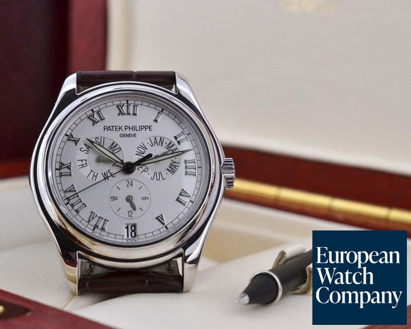 Image of Patek Philippe Annual Calendar Silver Dial 18K White Gold
