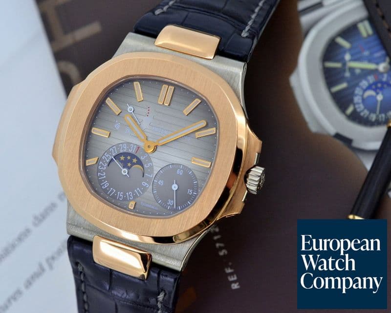 Image of Patek Philippe Jumbo Nautilus 18K White / Rose Gold "TIFFANY & CO"