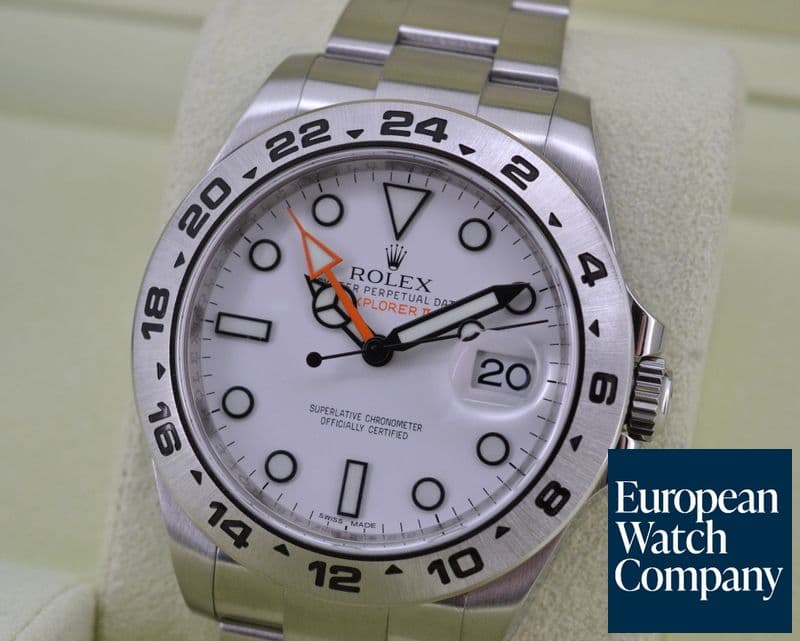 Image of Rolex Explorer II White Dial 