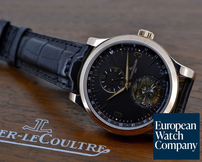 Image of Jaeger LeCoultre Master Grand Tourbillon 18K Rose Gold / Brown Dial 