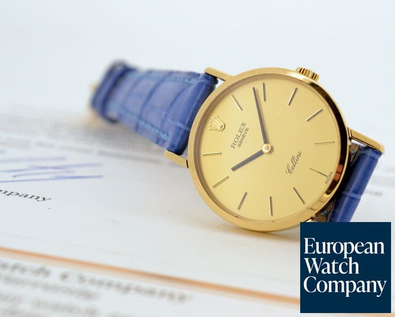 Image of Rolex Cellini 18K Yellow Gold Champagne Dial / Manual Wind 