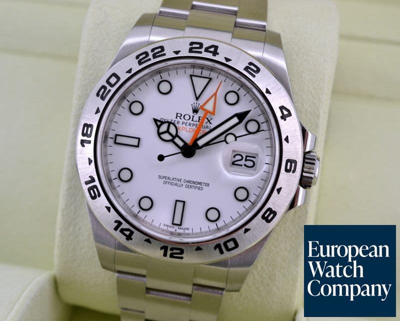 Image of Rolex Explorer II White Dial 