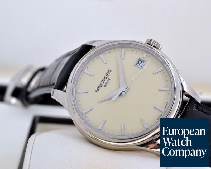 Image of Patek Philippe Calatrava Automatic Ivory Dial 18K White Gold 