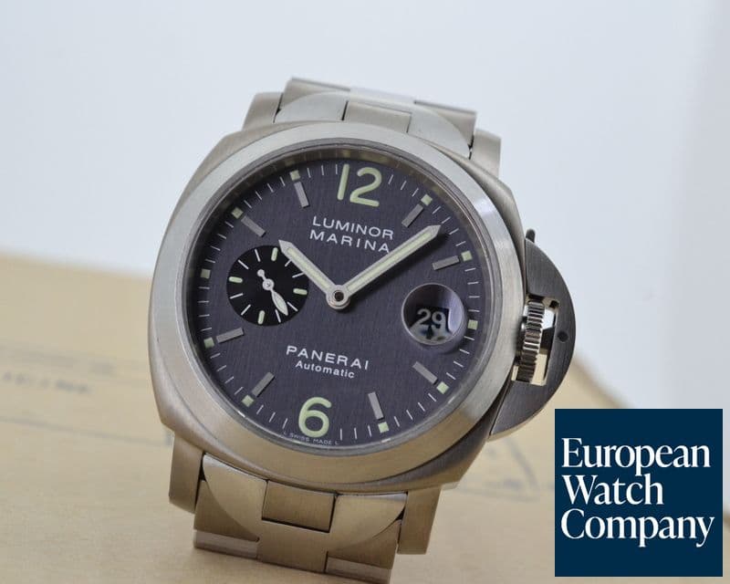 Image of Panerai Luminor Marina Grey Dial Titanium / SS