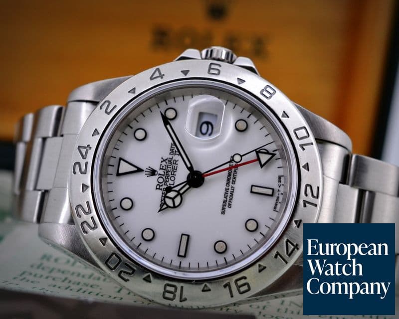 Image of Rolex Explorer II SS White Dial 